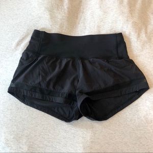 Lululemon Black Running Shorts